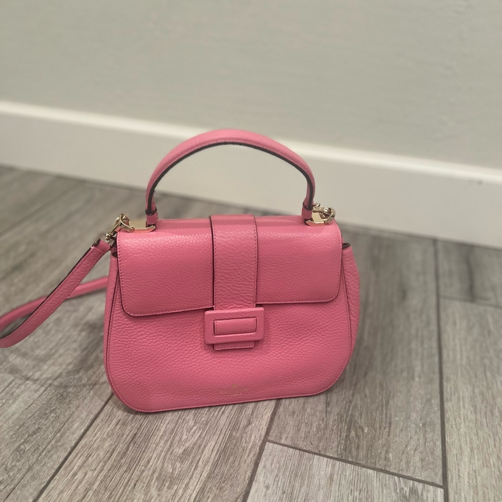 Kate Spade Carlyle Street Justina Crossbody Handbag Pink Sunset
